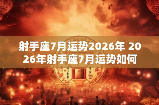 射手座7月运势2026年 2026年射手座7月运势如何 射手座7月运势2026年 2026年射手座7月运势如何