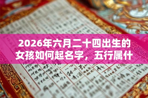2026年六月二十四出生的女孩如何起名字,五行属什么 2026年六月二十四出生的女孩如何起名字,五行属什么