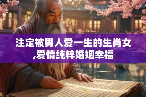 注定被男人爱一生的生肖女,爱情纯粹婚姻幸福