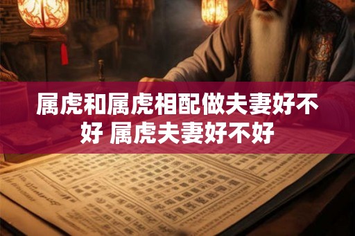 属虎和属虎相配做夫妻好不好 属虎夫妻好不好