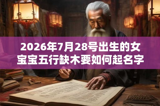 2026年7月28号出生的女宝宝五行缺木要如何起名字 2026年7月28号出生的女宝宝五行缺木要如何起名字