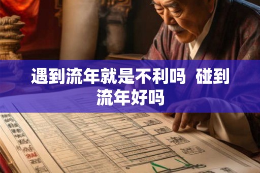 遇到流年就是不利吗  碰到流年好吗