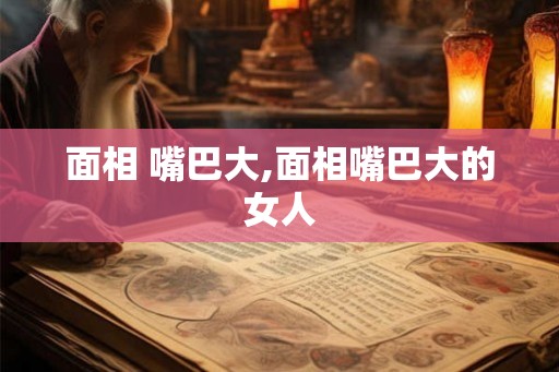 面相 嘴巴大,面相嘴巴大的女人
