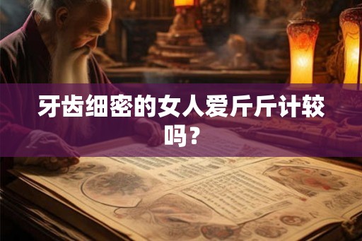 牙齿细密的女人爱斤斤计较吗？