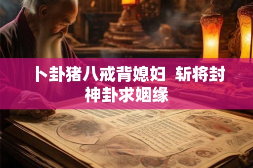 卜卦猪八戒背媳妇  斩将封神卦求姻缘