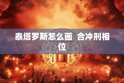 泰塔罗斯怎么画 合冲刑相位 泰塔罗斯怎么画 合冲刑相位