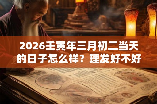 2026壬寅年三月初二当天的日子怎么样?理发好不好? 2026壬寅年三月初二当天的日子怎么样?理发好不好?