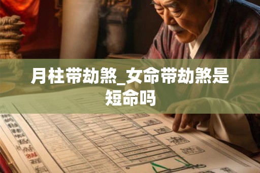 月柱带劫煞_女命带劫煞是短命吗