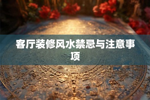 客厅装修风水禁忌与注意事项 客厅装修风水禁忌与注意事项