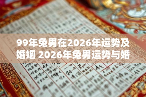 99年兔男在2026年运势及婚姻 2026年兔男运势与婚姻如何