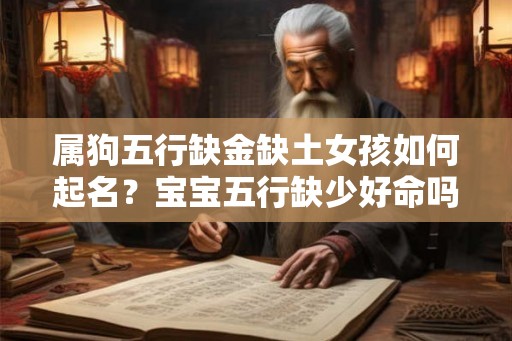 属狗五行缺金缺土女孩如何起名？宝宝五行缺少好命吗？