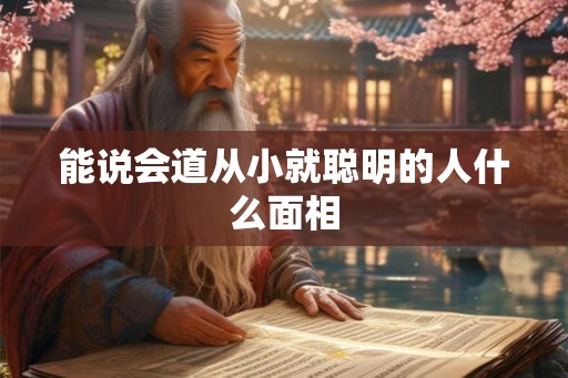 能说会道从小就聪明的人什么面相