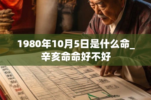 1980年10月5日是什么命_辛亥命命好不好