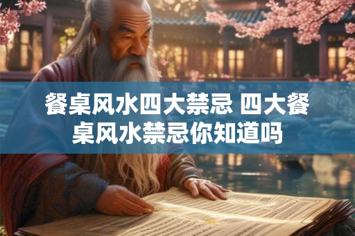 餐桌风水四大禁忌 四大餐桌风水禁忌你知道吗 餐桌风水四大禁忌 四大餐桌风水禁忌你知道吗
