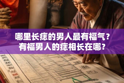 哪里长痣的男人最有福气？有福男人的痣相长在哪？