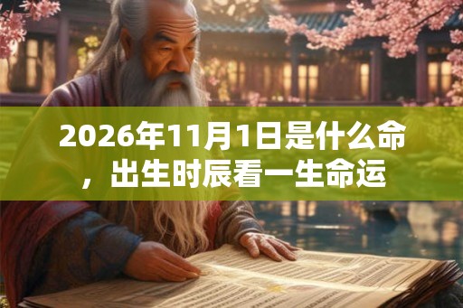 2026年11月1日是什么命，出生时辰看一生命运