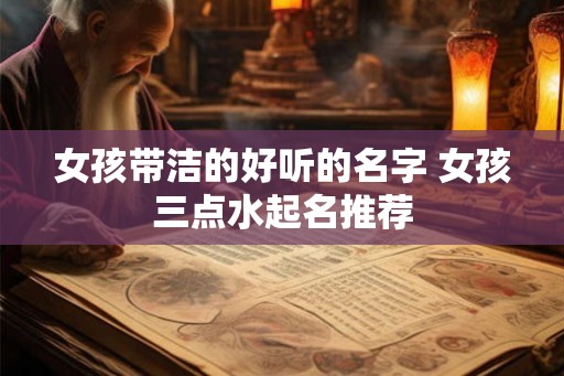 女孩带洁的好听的名字 女孩三点水起名推荐 女孩带洁的好听的名字 女孩三点水起名推荐