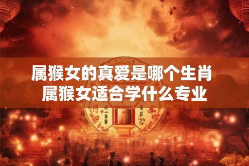 属猴女的真爱是哪个生肖 属猴女适合学什么专业