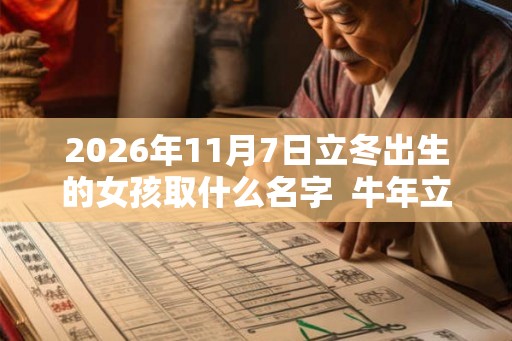 2026年11月7日立冬出生的女孩取什么名字  牛年立冬出生的女孩名字