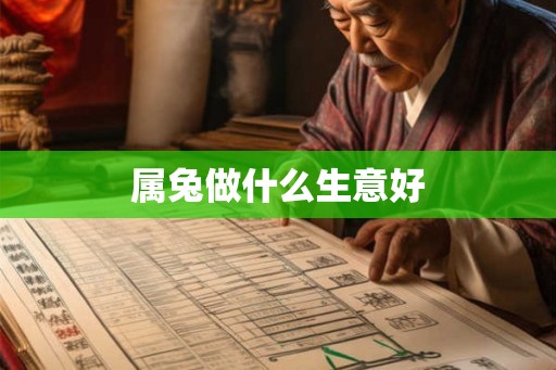 属兔做什么生意好