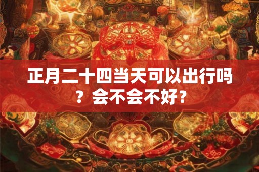 正月二十四当天可以出行吗？会不会不好？