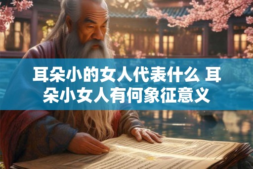 耳朵小的女人代表什么 耳朵小女人有何象征意义