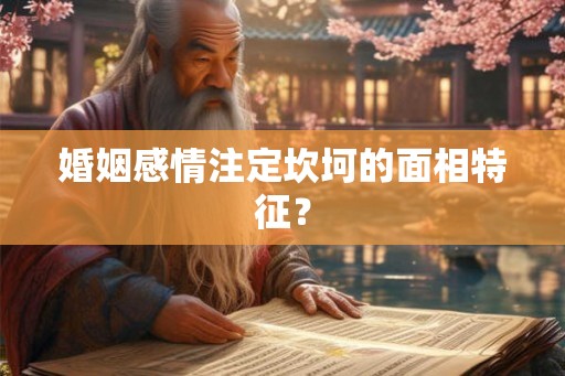 婚姻感情注定坎坷的面相特征？