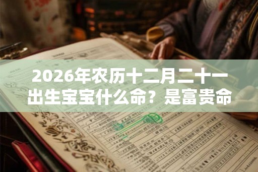 2026年农历十二月二十一出生宝宝什么命？是富贵命？