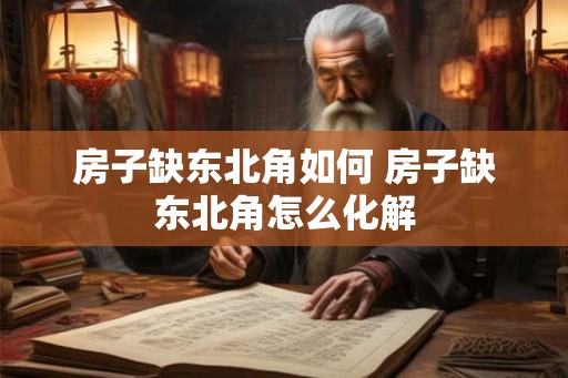 房子缺东北角如何 房子缺东北角怎么化解