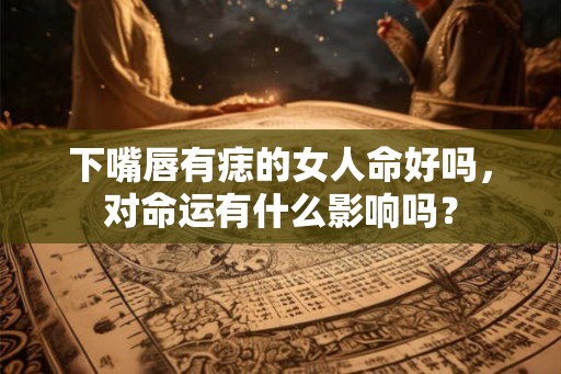 下嘴唇有痣的女人命好吗,对命运有什么影响吗? 下嘴唇有痣的女人命好吗,对命运有什么影响吗?