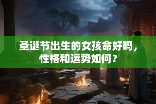 圣诞节出生的女孩命好吗，性格和运势如何？