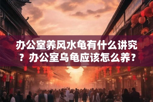 办公室养风水龟有什么讲究？办公室乌龟应该怎么养？