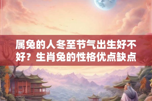 属兔的人冬至节气出生好不好?生肖兔的性格优点缺点? 属兔的人冬至节气出生好不好?生肖兔的性格优点缺点?