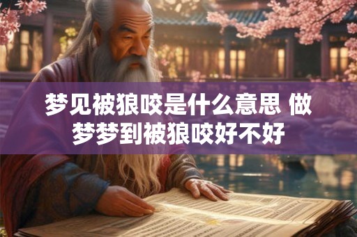 梦见被狼咬是什么意思 做梦梦到被狼咬好不好