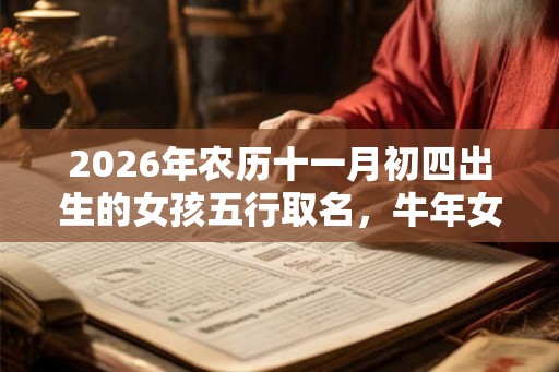 2026年农历十一月初四出生的女孩五行取名，牛年女孩名字推荐