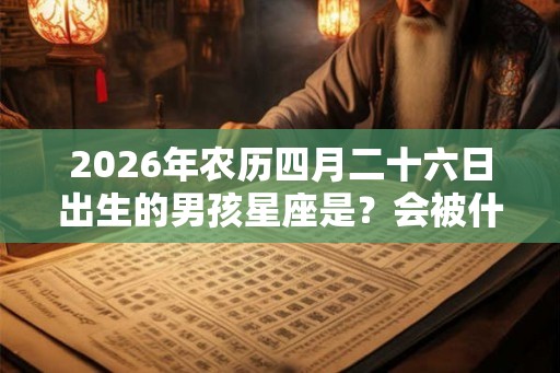 2026年农历四月二十六日出生的男孩星座是？会被什么女生吸引？