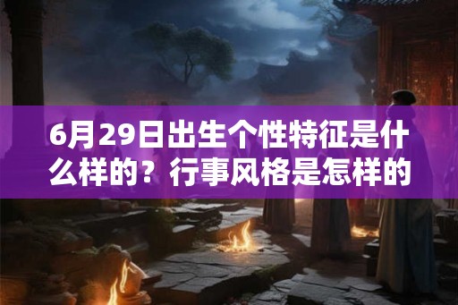 6月29日出生个性特征是什么样的？行事风格是怎样的？