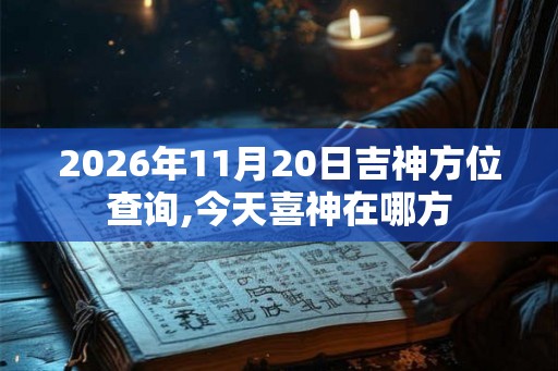 2026年11月20日吉神方位查询,今天喜神在哪方