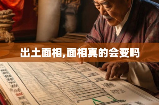 出土面相,面相真的会变吗 出土面相,面相真的会变吗