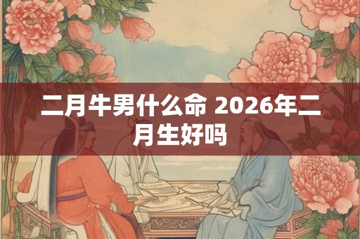 二月牛男什么命 2026年二月生好吗 二月牛男什么命 2026年二月生好吗