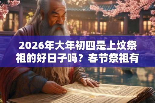 2026年大年初四是上坟祭祖的好日子吗？春节祭祖有何讲究？