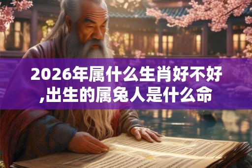 2026年属什么生肖好不好,出生的属兔人是什么命