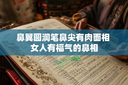 鼻翼圆润笔鼻尖有肉面相 女人有福气的鼻相