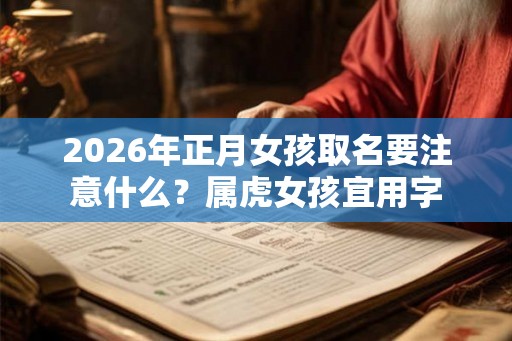 2026年正月女孩取名要注意什么？属虎女孩宜用字