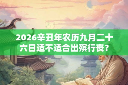 2026辛丑年农历九月二十六日适不适合出殡行丧? 2026辛丑年农历九月二十六日适不适合出殡行丧?
