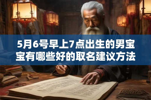 5月6号早上7点出生的男宝宝有哪些好的取名建议方法