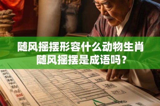 随风摇摆形容什么动物生肖 随风摇摆是成语吗？