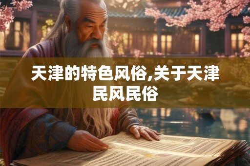 天津的特色风俗,关于天津民风民俗
