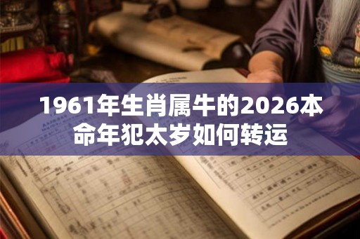 1961年生肖属牛的2026本命年犯太岁如何转运
