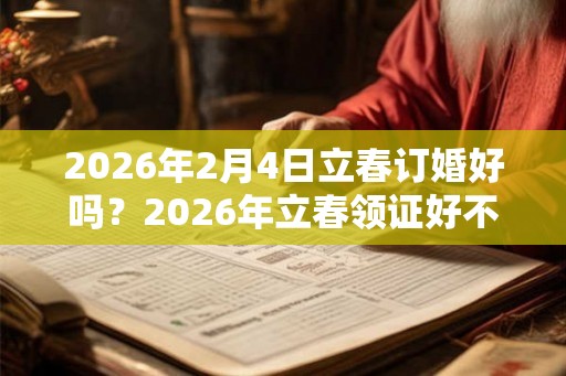 2026年2月4日立春订婚好吗？2026年立春领证好不好？